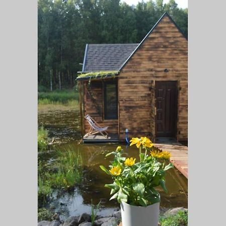 Heather Hut, Off-Grid Cottage On A Pond+2 Ha Darzkowo Buitenkant foto